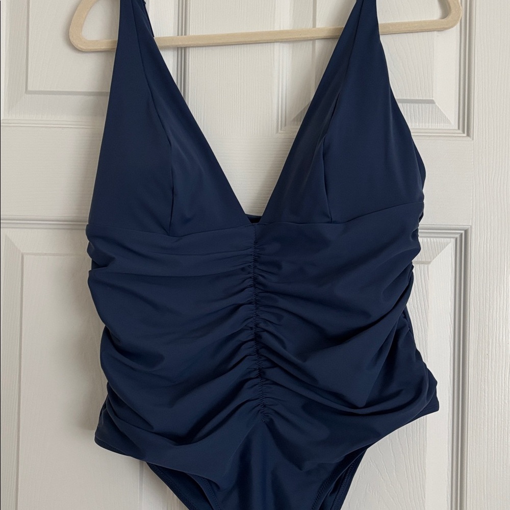 NWT Blue One-Piece Swimsuit - Picture 6 of 7